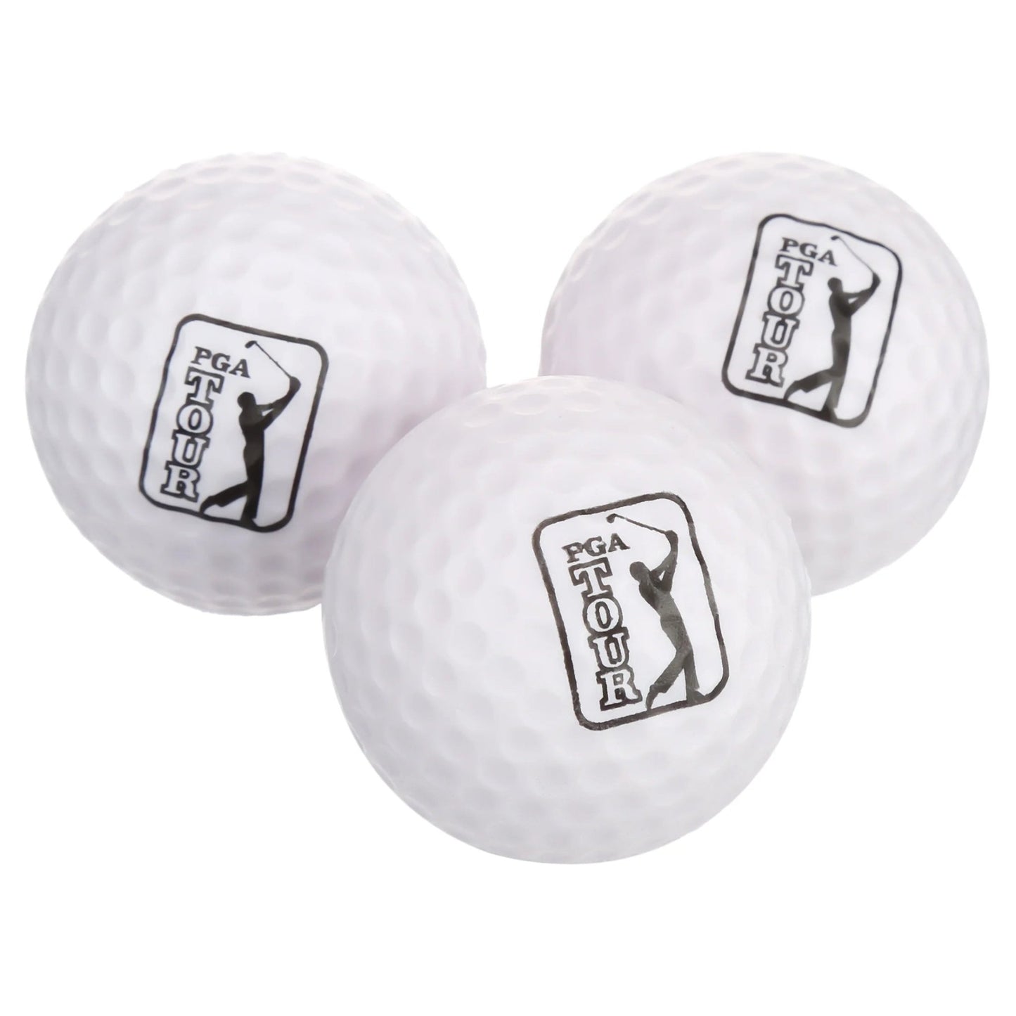 Tee - Up Practice New Foam Golf Balls, 12 Pack, White - Golfer Gear