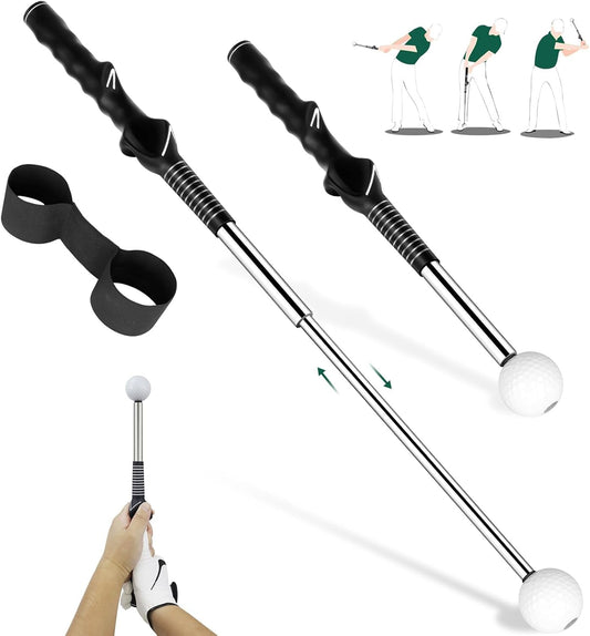 Golf Grip Swing Trainer - Easy Outdoor/Indoor Practice or Warming Up - Golfer Gear