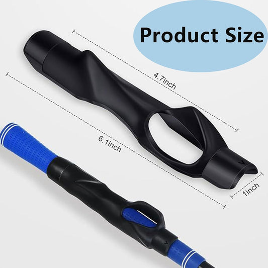 Golf Grip Trainer Attachment - Enhance Hand Positioning on Golf Club for Superior Golf Swing Training - Golfer Gear