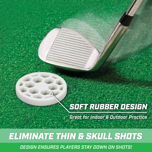 Golf Pure Strike Golf Training Discs 24 Pack - Eliminate Thin Shots! - Golfer Gear